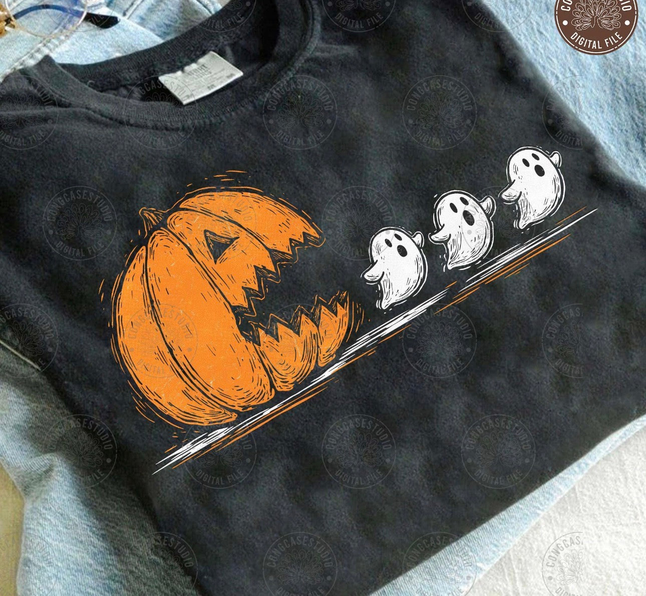 Pumpkin & Ghost Pac-Man