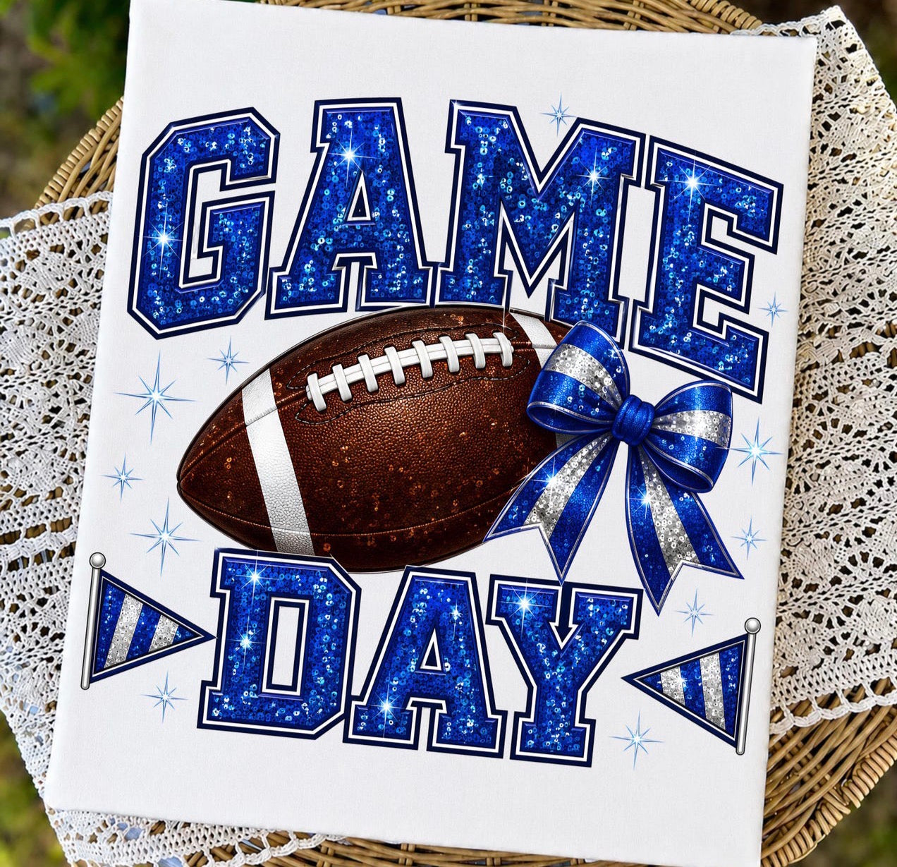 Game Day Faux Glitter