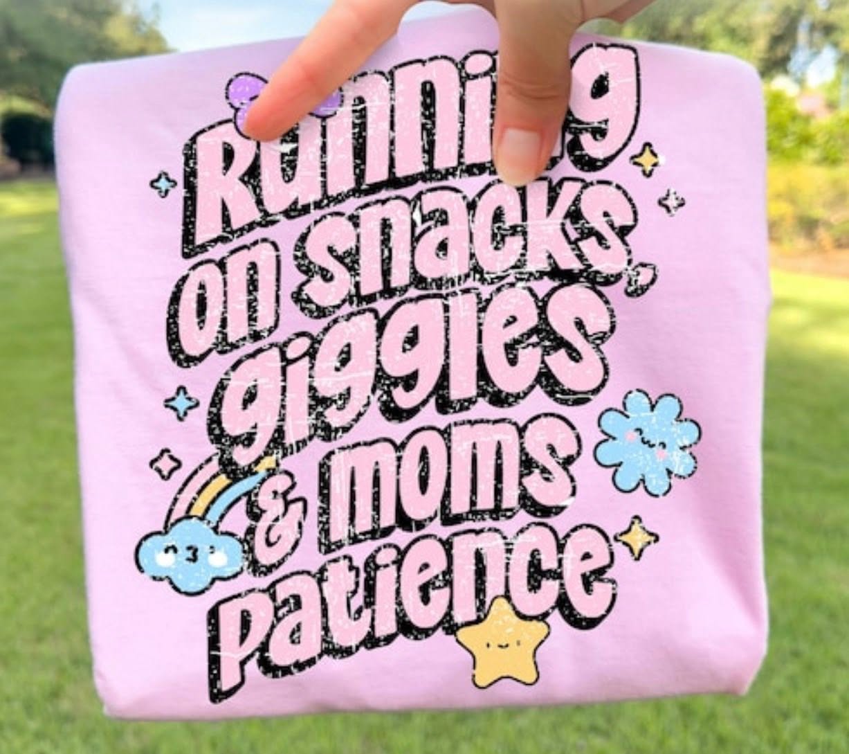 Running on Snacks, Giggles, & Moms Patience