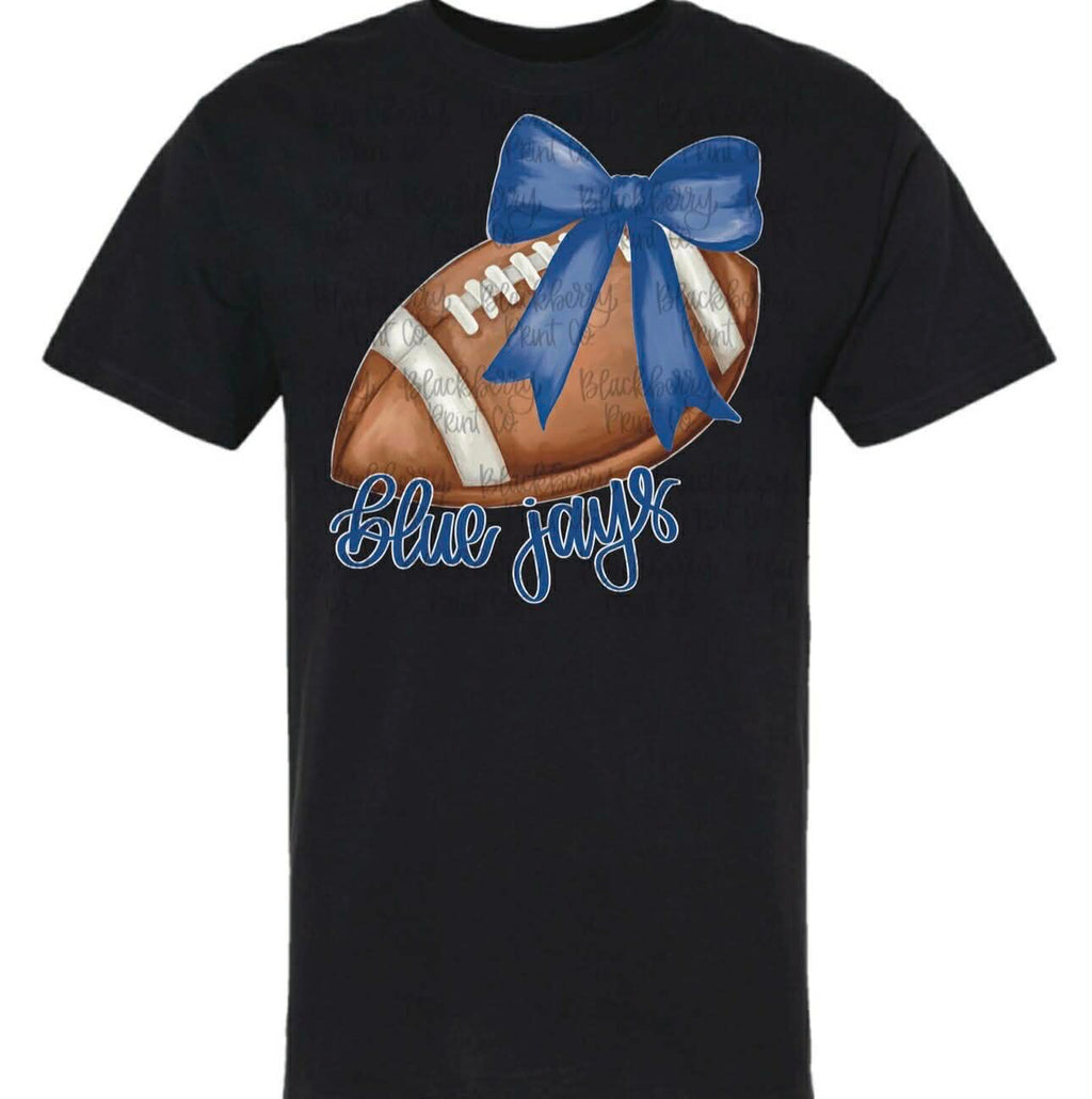 Blue Jays Football Bow