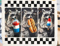 Raccoon Checkered