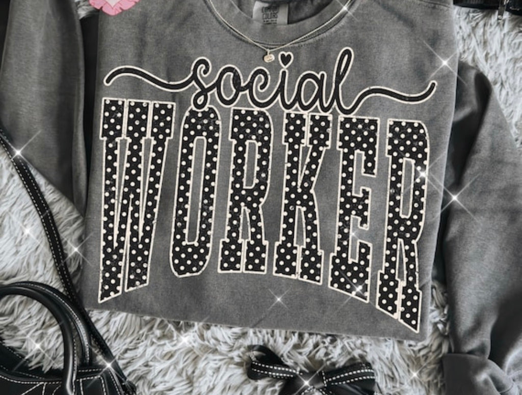 Social Work Polka Dot