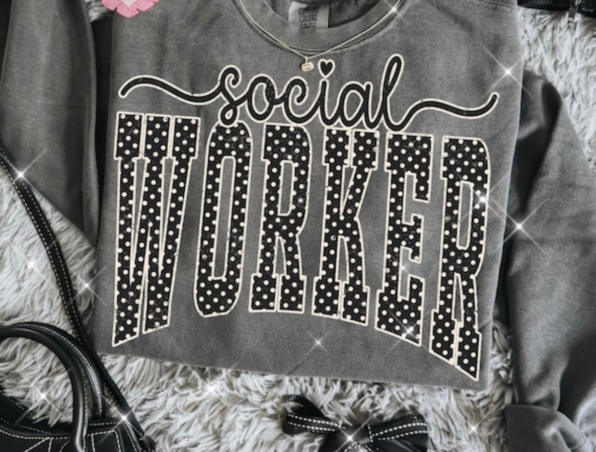 Social Work Polka Dot