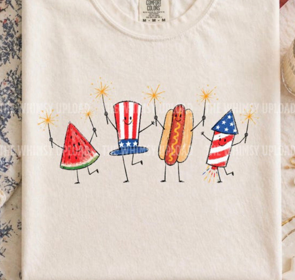4th of July Watermelon & Hotdog
