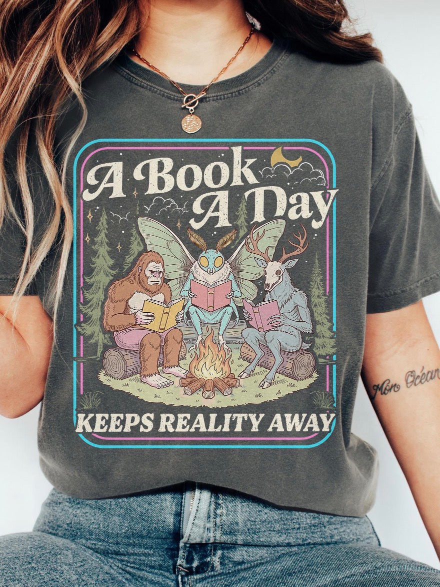A Book A Day Keeps Reality Away