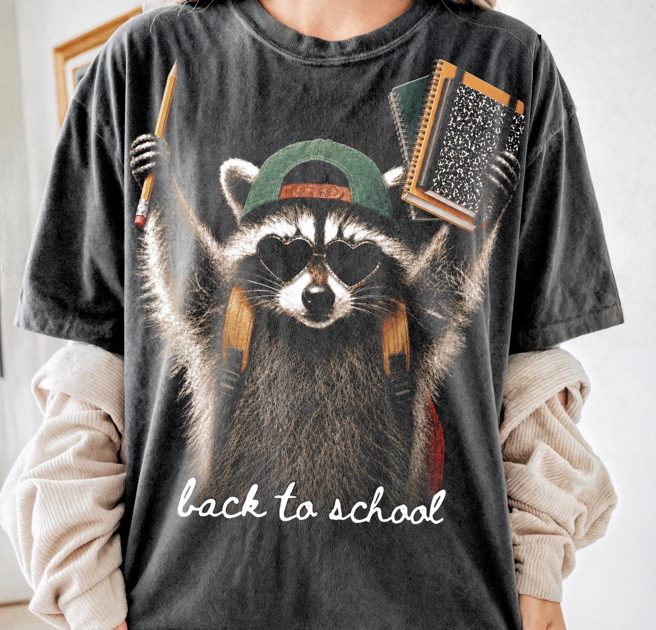 Raccoon Back to School
