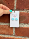 Light Teal Studs