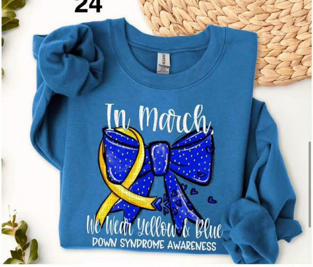 In March We Wear Yellow and Blue