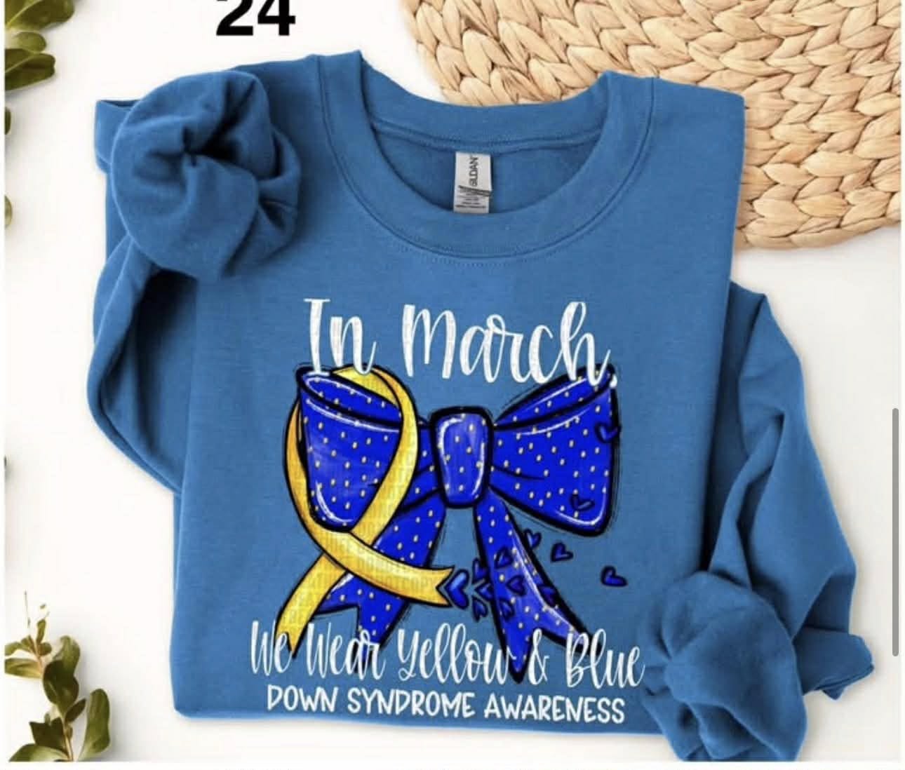 In March We Wear Yellow and Blue